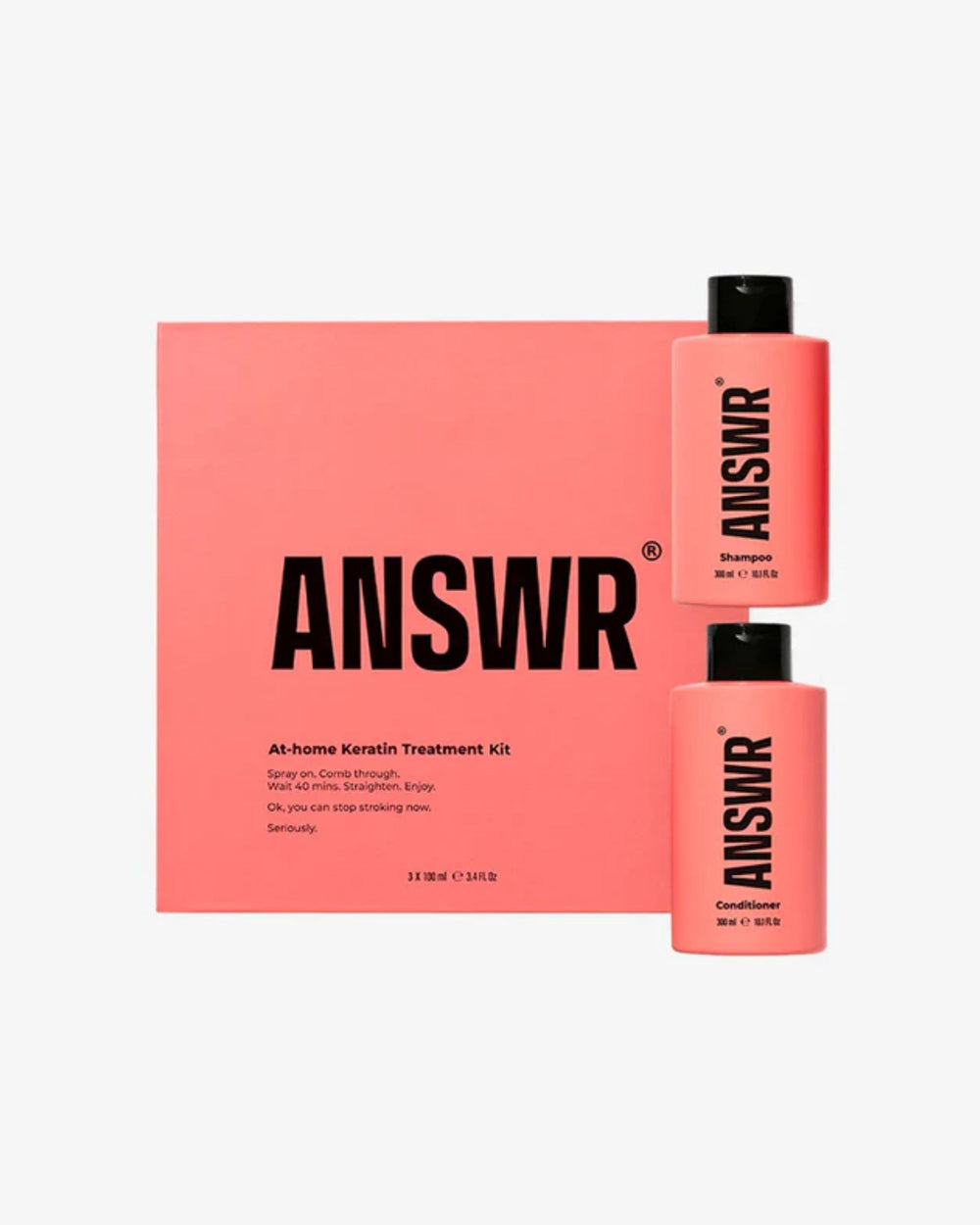 At-home keratin treatment kit + Shampoo & conditioner