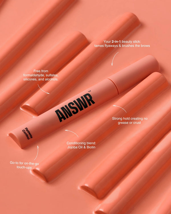 Flyaway & brow control stick