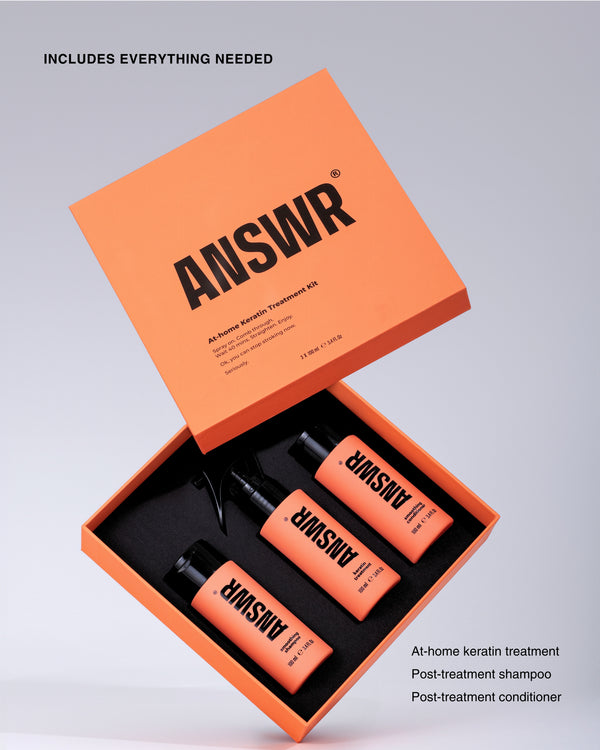 At-home keratin treatment kit