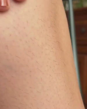 Exfoliating hair removal drop